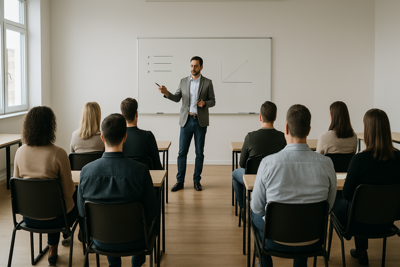Salle de formation pour stage de récupération de points à Le Mans
